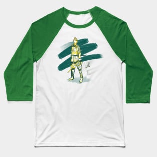 handrawn warrior with samurai or sword or katana japanese style Baseball T-Shirt